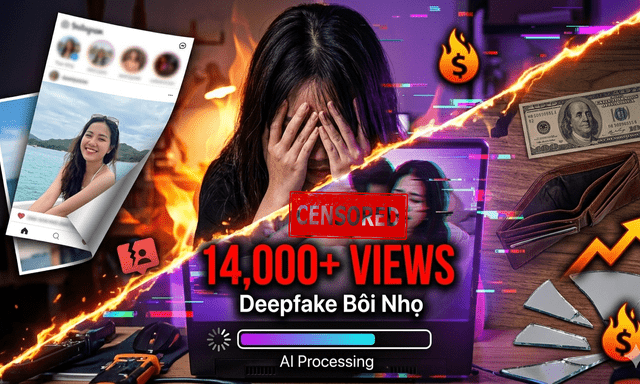 Nữ sinh 'phát điên' vì ảnh đời thường bị AI biến thành video nhạy cảm: 14.000 lượt xem và cuộc chiến giành lại danh dự trong vô vọng!
