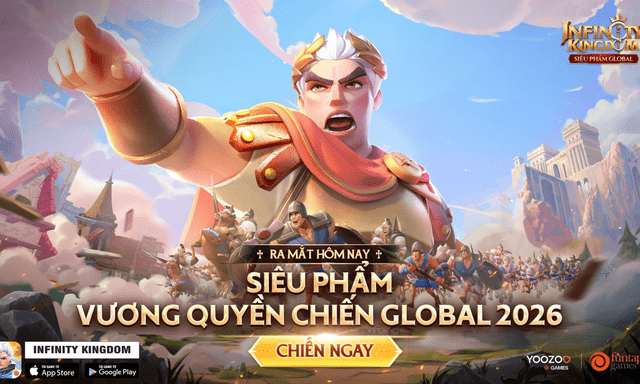 Siêu phẩm SLG Global INFINITY KINGDOM chính thức được Funtap phát hành tại Việt Nam