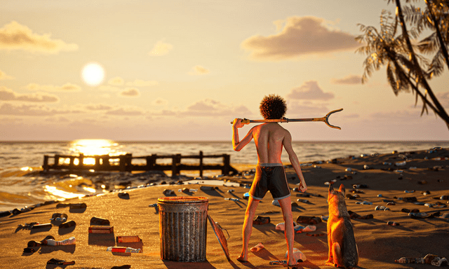 Xuất hiện tựa game siêu dị trên Steam, đưa người chơi thành Robinson Crusoe, nhặt rác để sinh tồn