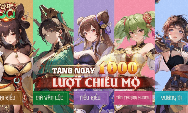 Anh Kiệt Tam Quốc định ngày ra mắt với loạt chi tiết hấp dẫn khiến cộng đồng game thủ 