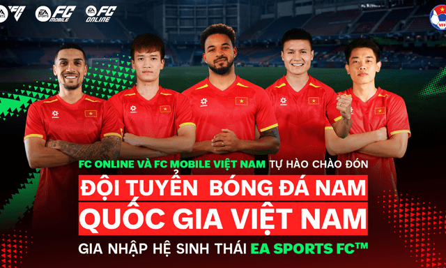 Đội tuyển Việt Nam chính thức xuất hiện trong FC Mobile Việt Nam