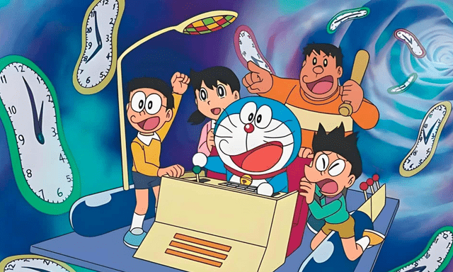 Lý do nhóm Doraemon thường xuyên dùng cỗ máy thời gian nhưng không bị xử lý