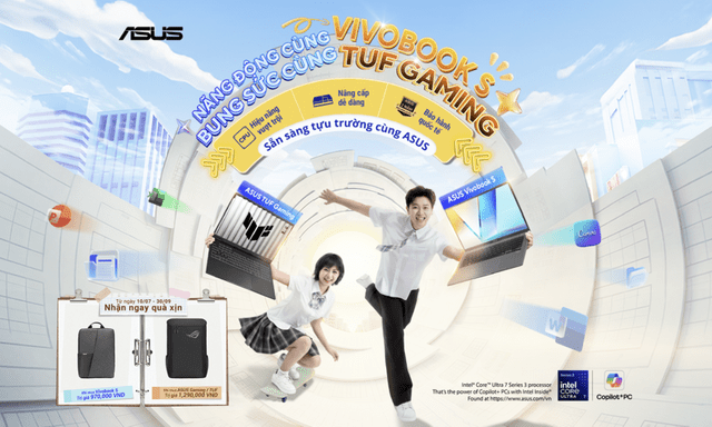 Mùa Back to School 2026 khác biệt của ASUS: Bứt phá trải nghiệm mua sắm với dải sản phẩm chủ lực, dịch vụ hậu mãi toàn diện và mô hình tư vấn trực tiếp Touch ASUS