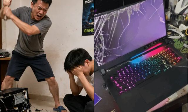 Bị bố đập máy tính vì mê game quá đà, con trai nhịn ăn hai ngày, bố lại phải bỏ ra gần 100 triệu để dỗ dành, gây xôn xao CĐM