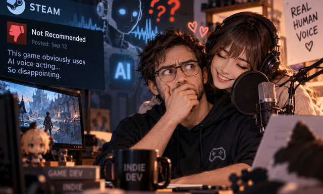 Game thủ đánh giá xấu vì nghi game dùng giọng AI, NPH lên tiếng: “Không, đó là vợ tôi”