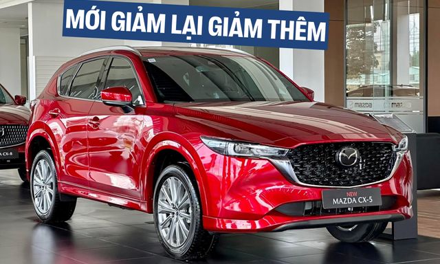 Mazda CX-5 giảm tới 70 triệu tại đại lý, bản giữa SUV C nay còn thấp hơn Toyota Corolla Cross tiêu chuẩn