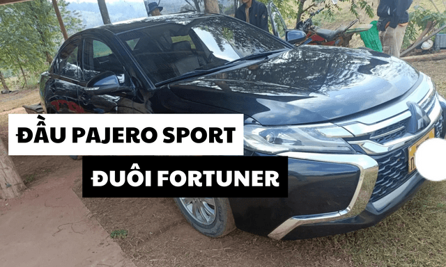 'Dị' như chiếc Mitsubishi Lancer này, sedan nhưng đầu Pajero Sport đuôi Fortuner