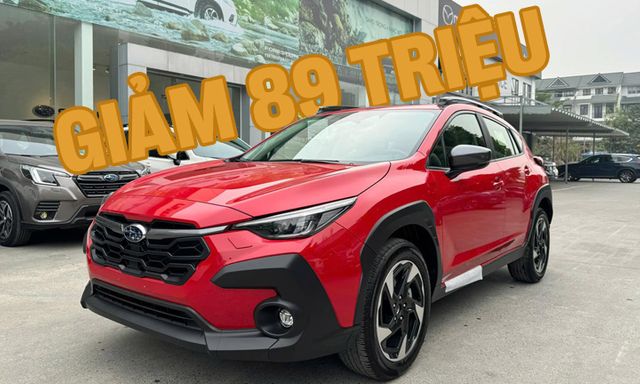 Subaru Crosstrek giảm 89 triệu cả 2 phiên bản, giá vẫn đắt ngang Hyundai Santa Fe