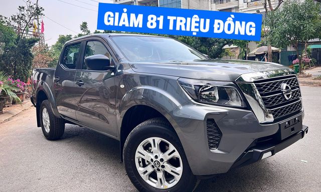 Nissan Navara giảm hơn 80 triệu tại đại lý: Giá thực tế rẻ nhất phân khúc, tăng sức cạnh tranh với Triton, Hilux