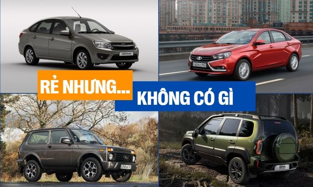 Bóc 4 xe Lada của Nga sắp vào Việt Nam: Granta đấu Attrage, Vesta cạnh tranh Vios, Niva và Niva Travel đối đầu Jimny bằng giá 'sốc', nhưng thiết kế, trang bị thì như đồ cổ