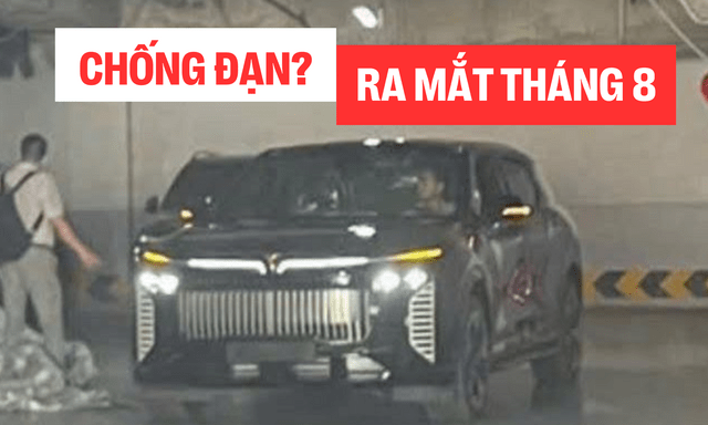 Lộ ảnh xe VinFast mới: Nhiều chi tiết giống VF 9, có thể chống đạn, đại lý báo ra mắt tháng 8 tới