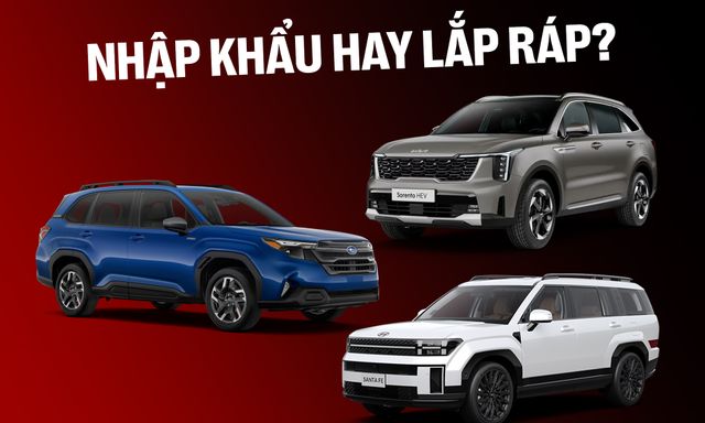 Gần 1,4 tỷ đồng, chọn bản 'full' của Subaru Forester, Hyundai Santa Fe hay Kia Sorento: Bảng so sánh này chỉ ra từng khác biệt về trang bị và thông số