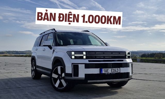 Hyundai Santa Fe sắp có bản điện không lo tìm trạm sạc: Có thể nạp điện bằng động cơ, ra mắt 2027, chạy được hơn 1.100km