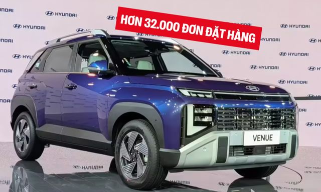 Hyundai Venue 2025 gây 'sốc': Mỗi ngày có gần 1.000 khách đặt cọc, bằng 5 tháng bán tại Việt Nam