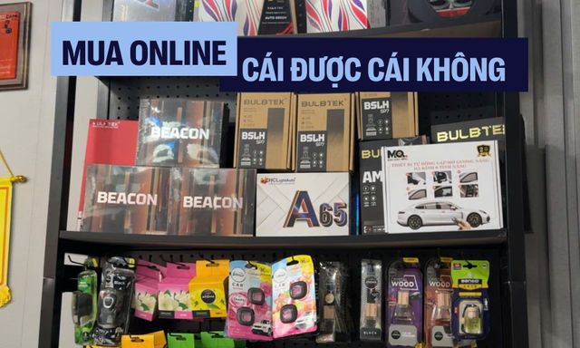Thử mua phụ kiện ô tô online: Món ổn, món phải mang ra cửa hàng làm lại
