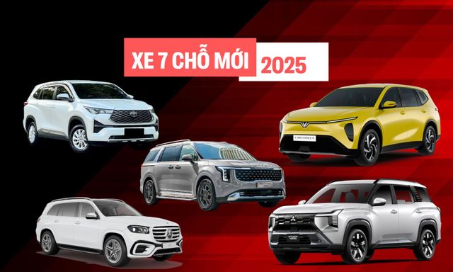 Đây là 17 xe 7 chỗ mới ra mắt Việt Nam năm nay: Đa dạng cả SUV, MPV ở nhiều tầm giá, động cơ từ xăng, dầu đến hybrid, điện