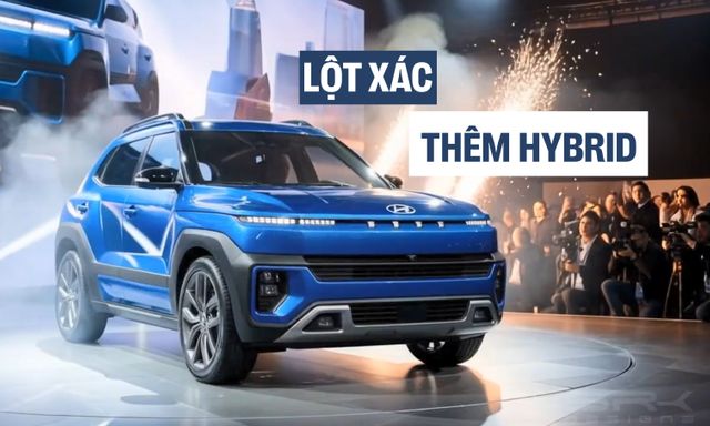 Đây là những gì có thể nhận được từ Hyundai Creta thế hệ mới: Lần đầu dùng máy hybrid tương tự Seltos, hai màn 10,25inch, ADAS