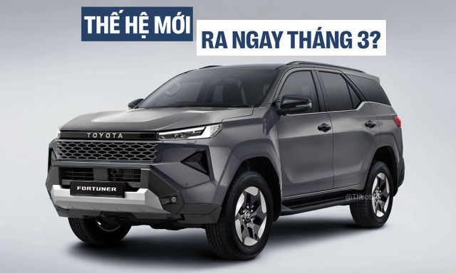 Toyota Fortuner thế hệ mới có thể lộ mặt ngay tại triển lãm Bangkok năm nay: Thiết kế kết hợp Hilux và RAV4, động cơ không đổi?