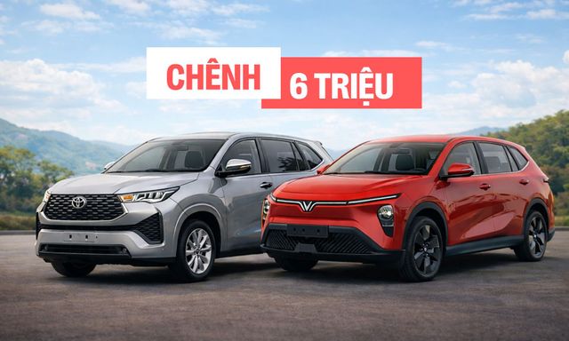 Chỉ chênh 6 triệu đồng, chọn Toyota Innova Cross bản giữa hay VinFast VF MPV 7: Bảng so sánh sau sẽ cho bạn câu trả lời