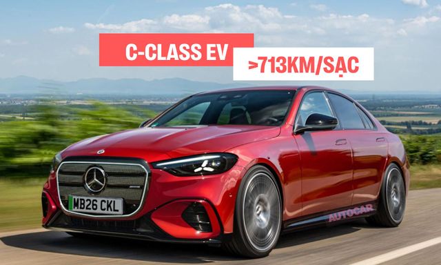 Lộ ảnh Mercedes-Benz C-Class thế hệ mới: Lần đầu có động cơ thuần điện, chạy Hà Nội - Đà Nẵng không cần sạc, ra mắt ngay năm nay