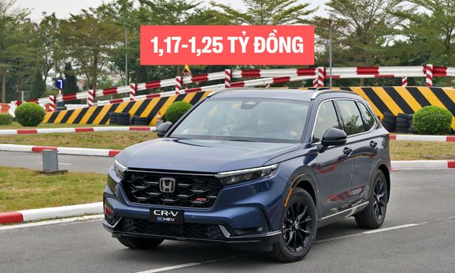 Honda CR-V hybrid lắp ráp chốt giá từ 1,17 tỷ đồng, thấp hơn gần 10 triệu so với bản nhập, lại thêm trang bị đấu CX-5, Tucson
