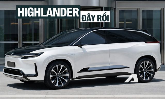 Hóa ra SUV bí ẩn gần đây chính là Toyota Highlander đời mới: Thiết kế lột xác từ ngoài vào trong, động cơ điện, AWD