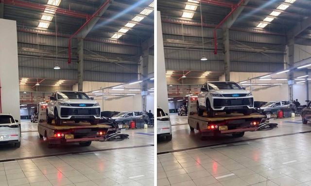 Geely Coolray facelift bất ngờ được bắt gặp ở Việt Nam: Thiết kế mới, màn hình to như laptop, động cơ mạnh hơn