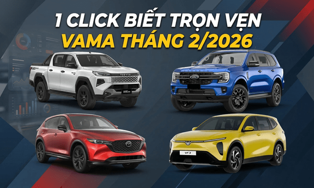 Toyota Hilux lần đầu soán ngôi Ranger, Mitsubishi hoàn toàn vắng bóng và những chi tiết đáng chú ý trong danh sách 10 ô tô bán chạy nhất tháng 2/2026 