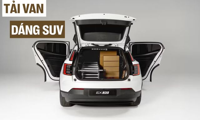 Volvo bất ngờ biến SUV điện thành xe tải van 423 mã lực, mạnh ngang xe thể thao, nhưng khoang hàng chỉ bằng nửa Su cóc