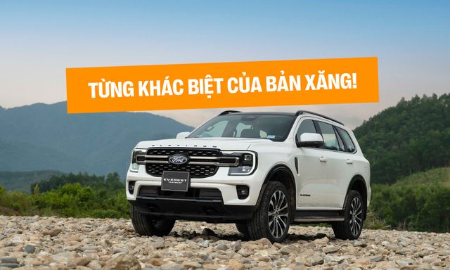 Đây là lý do chọn Ford Everest bản ‘full’ máy xăng đắt hơn 84 triệu so với máy dầu: Mâm 21 inch, mạnh gần 300 mã lực và nhiều thứ khác