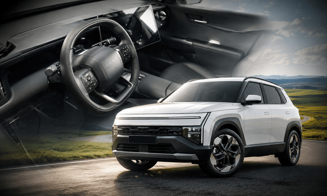 Hyundai Tucson 2027 lộ rõ nội thất: Màn hình khổng lồ, cần số chuyển sau vô-lăng, thiết kế giống Santa Fe