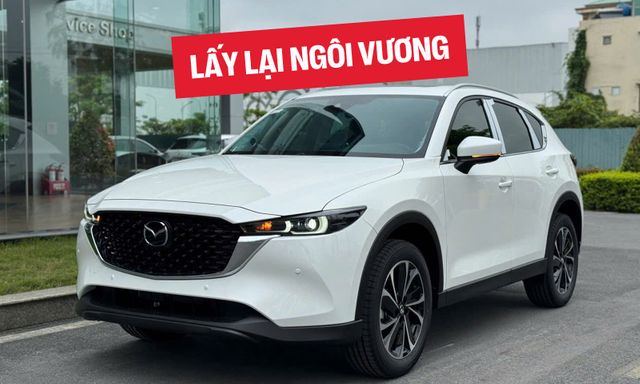 Mazda CX-5 đòi lại 'ngôi vương' từ tay VinFast VF 7, cuộc đua SUV hạng C căng thẳng đến từng chiếc xe