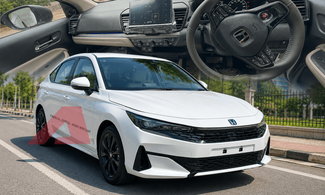 Honda City 2026 lộ nội thất không che: Màn hình lớn đặt nổi, ghế làm mát, vẫn dùng phanh tay cơ