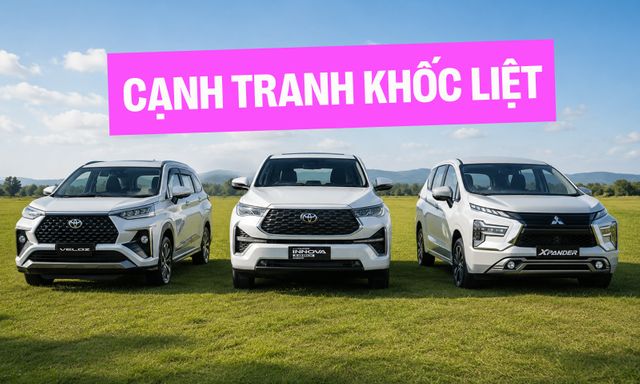 MPV máy xăng cạnh tranh gắt gao tại Việt Nam: Innova Cross, Veloz Cross có tháng bán vượt cả Xpander