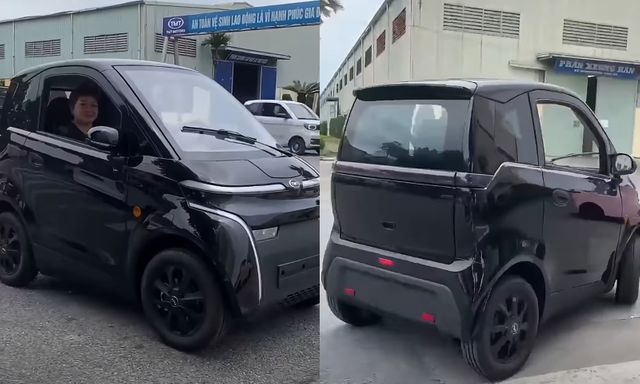 Nano S05 - Ô tô điện giá dự kiến hơn 120 triệu đồng lộ diện thực tế tại Việt Nam, dễ thành hàng 'hot' với chiều dài hơn Honda SH chỉ 20cm, pin tháo rời