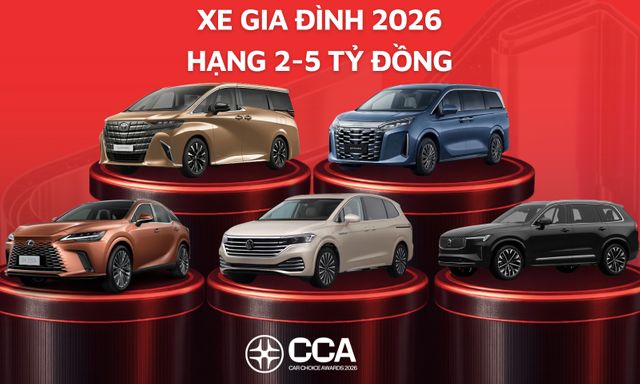 Đây là những 'phòng khách di động' chạy đua Xe gia đình tầm giá 2-5 tỷ đồng tại CCA 2026