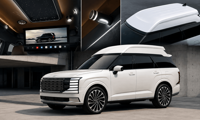 Hyundai Palisade 2027 có bản 'thương gia': Cao hơn 240mm, biến khoang sau thành 'phòng VIP'