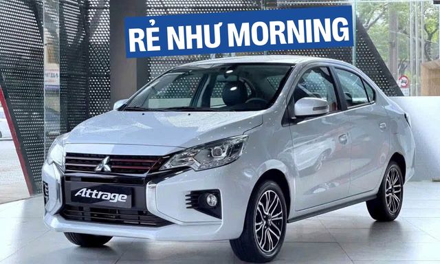 Mitsubishi Attrage bản cao xả kho giảm giá gần 70 triệu đồng, lăn bánh thậm chí áp sát Kia Morning