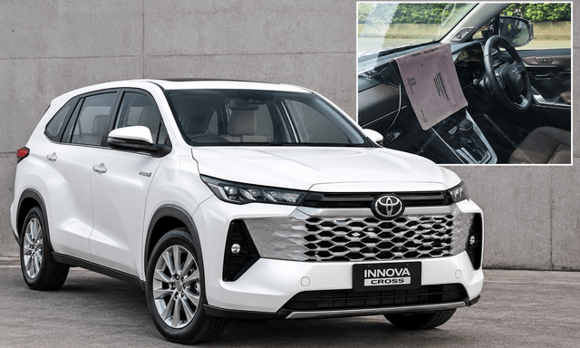 Toyota Innova Cross 2027 tiếp tục lộ ảnh nội thất, màn giải trí dễ được 'lên đời'