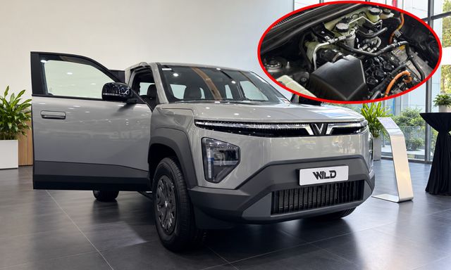 Soi chi tiết VinFast VF Wild bản tiền thương mại tại đại lý: Bán tải REEV đầu tiên lộ nhiều trang bị thực dụng, có điểm giống VF 8