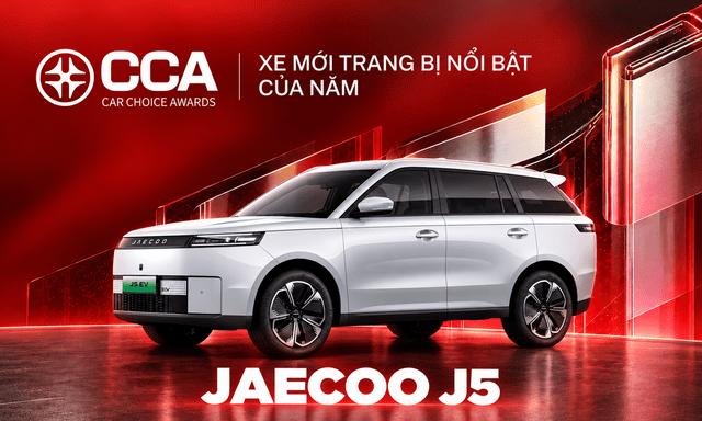 Thắng sát nút, Jaecoo J5 giành giải ‘Xe mới trang bị nổi bật của năm’ tại CCA 2026