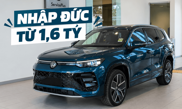 Volkswagen Tayron nhận cọc tại VN: SUV giá tạm tính từ 1,6 tỷ, nhập Đức đấu Santa Fe, Kodiaq và CX-8