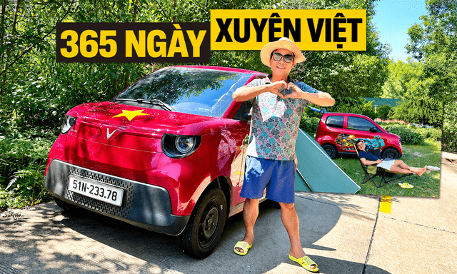 Cất Pajero Sport, người đàn ông này chọn đem VinFast VF 2 xuyên Việt trong 365 ngày: Chạy hơn 4.000km tháng đầu, có lúc 'toát mồ hôi'