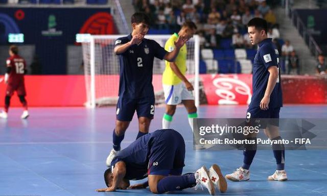 Thảm bại 1-9 trước Brazil, tuyển Thái Lan “trở về mặt đất” sau tấm vé đi tiếp ở World Cup