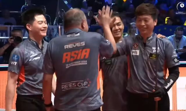 Dương Quốc Hoàng chói sáng, hạ cao thủ châu Âu để “chạm một tay” vào chức vô địch Reyes Cup