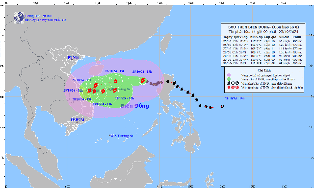Tin mới nhất về cơn bão số 6: Từ đêm mai, những tỉnh nào sẽ có mưa rất to?