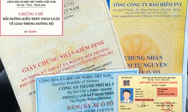 6 loại giấy tờ bắt buộc phải mang theo khi lái xe ra đường