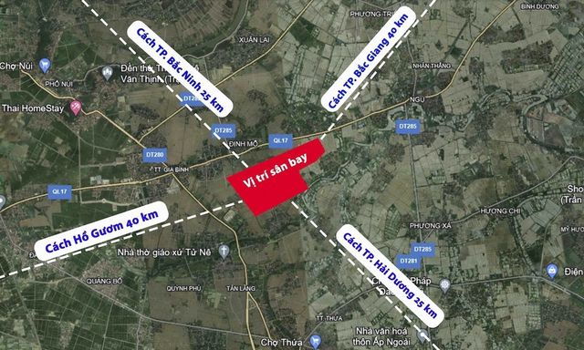 Sân bay quốc tế cách Hà Nội 40km sẽ có khả năng đón 5 triệu khách/năm