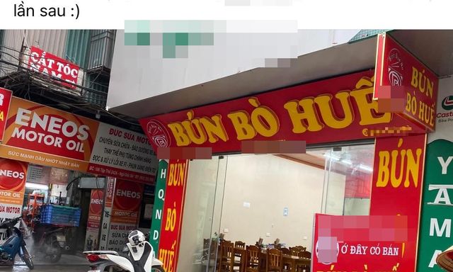 Quán bún ở Hà Nội bị phản ứng dữ dội vì biển quảng cáo: Thiếu một từ quan trọng