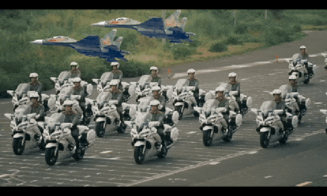 Choáng ngợp hình ảnh dàn xe bọc thép, mô tô đặc chủng, tiêm kích Su-30MK2 chuẩn bị cho sự kiện 2/9